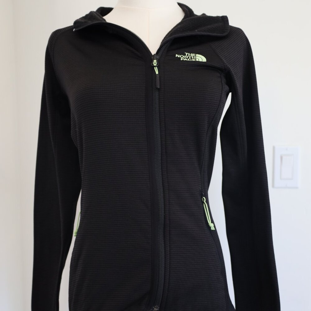The North Face Women's Black Hooded Zip Up Jacket